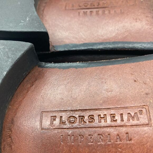 Florsheim Imperial Men’s Leather Loafers Size EU 45 US 12 Brown Color - Picture 7 of 9